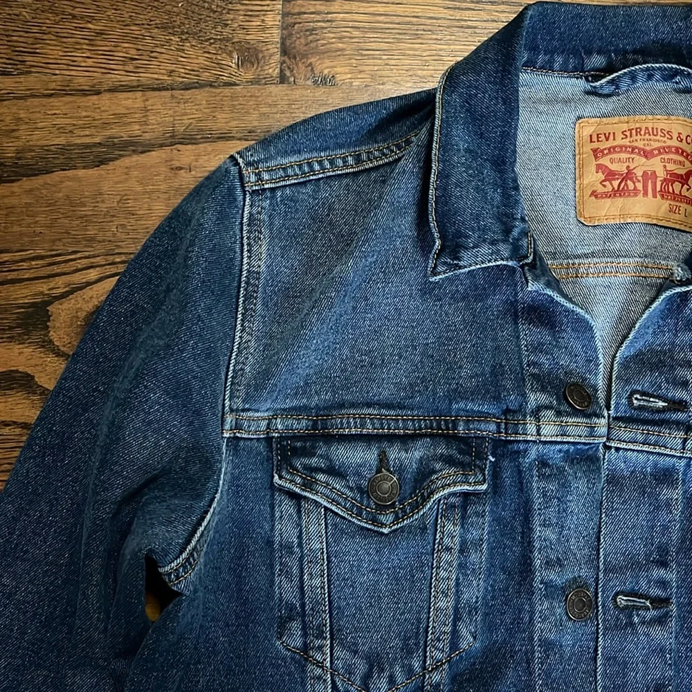 Levi's Men's Trucker Jacket Mens Large - Picture 2 of 14
